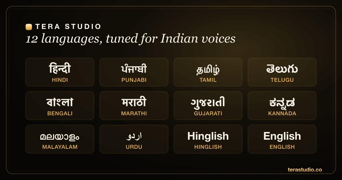 Marathi among 12 Indian languages tuned for AI cover songs and voice cloning on Tera Studio